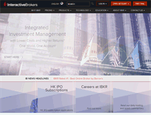 Tablet Screenshot of institutions.interactivebrokers.com.hk